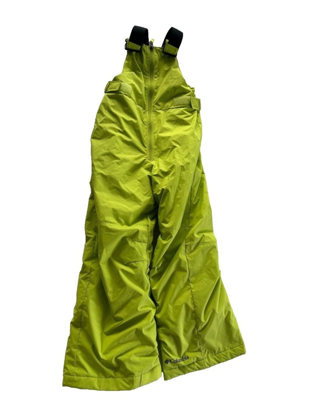Columbia Youth 6/7 Bright Green Snowpant Overalls Bibs